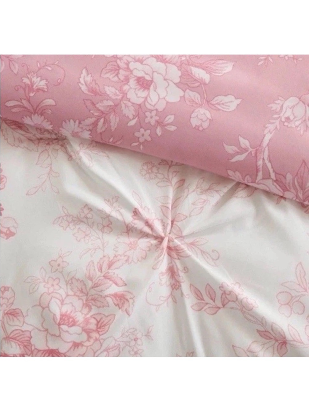 Retired Armoire Collection Pink Toile Full/Queen Reversible Comforter NWT - Picture 4 of 8